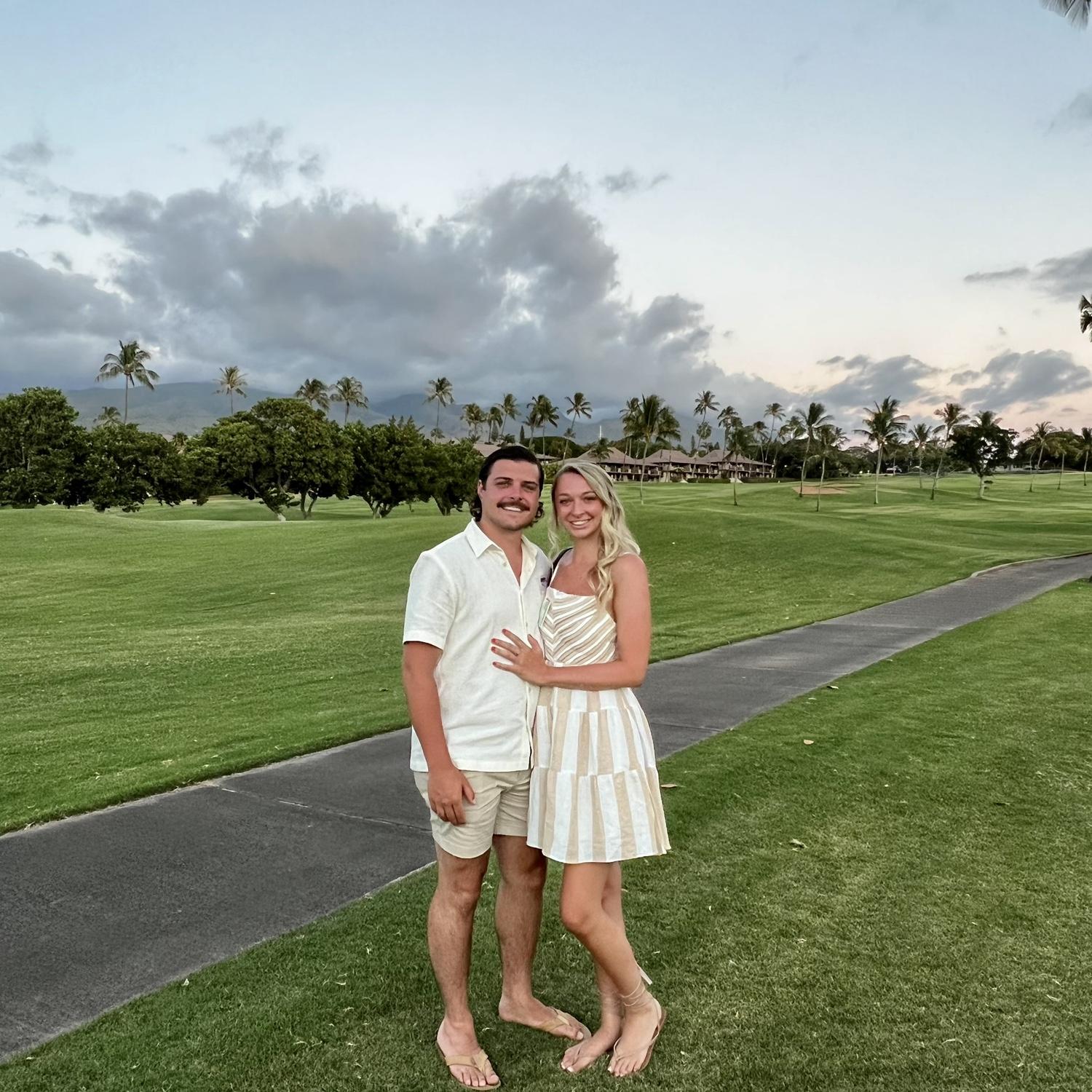 Summer 2022 - One of the many perks of Nikki’s sales job at ADP is she can qualify for incentive trips based on performance. This was the first President’s Club where the two went to Maui!