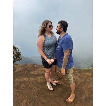 Probably debating about if he was going to take the photo :)