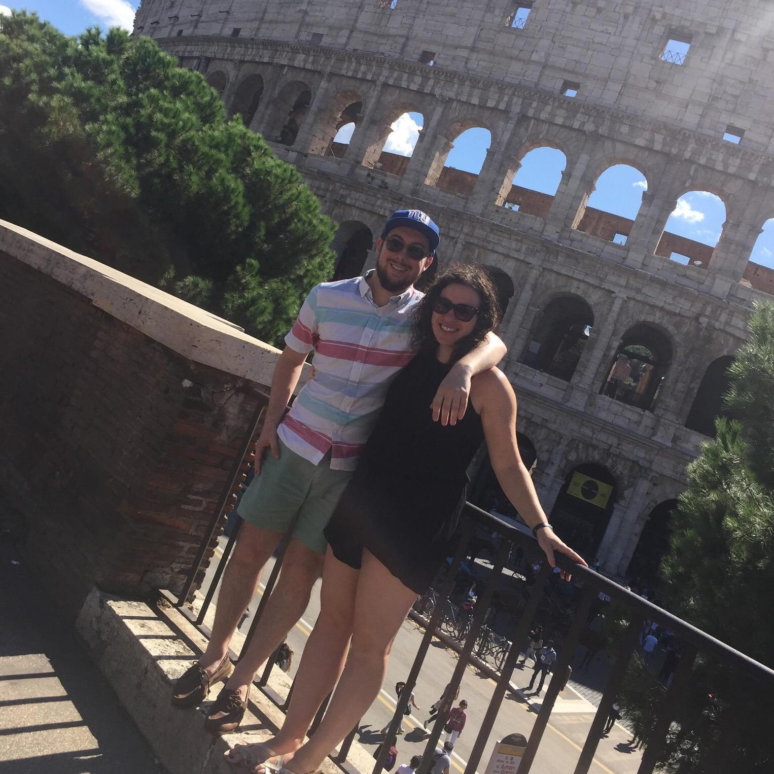 Gallivanting around the Colosseum in Rome, Italy