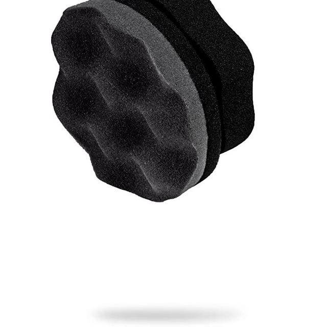 Adam's Pro Tire Hex Grip Applicator - Tire Shine Car Detailing Foam Sponge Tool | Car Cleaning Supplies After Car Wash Tire Cleaner | for Vinyl Rubber & Trim Accessories | Wheel Cleaner Rim (1 Pack)