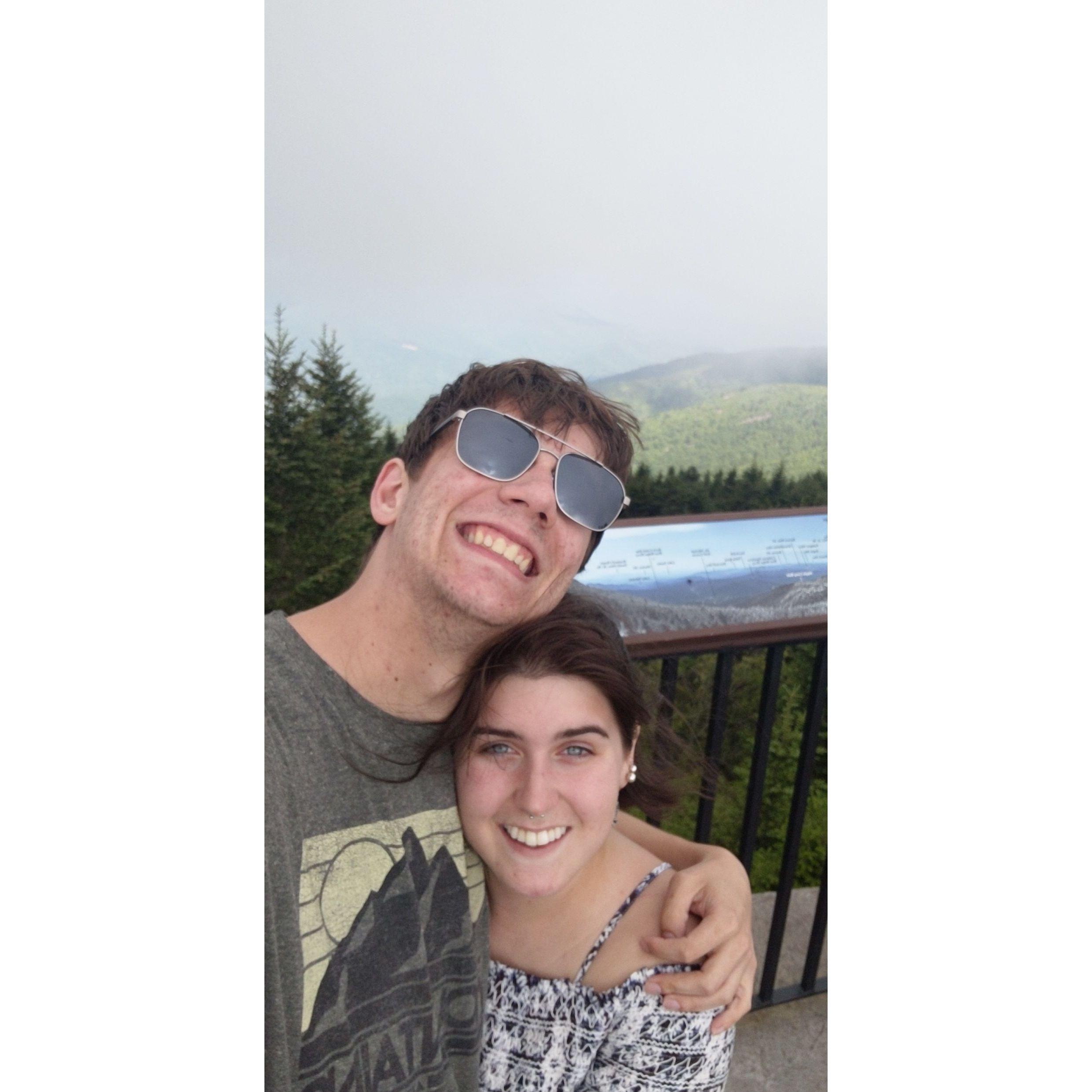 When we visited Asheville together for the first time!