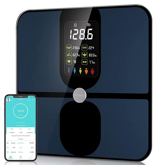 Chwares Digital Kitchen Scales, USB Rechargeable Stainless Steel