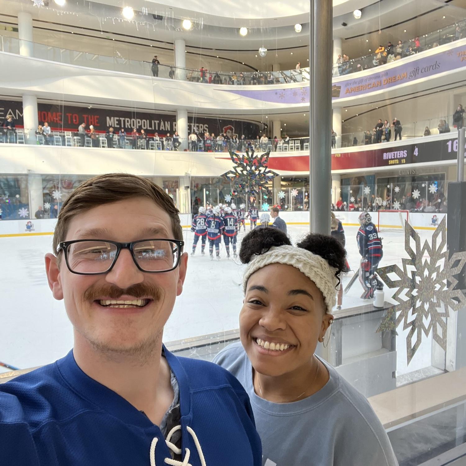 Metropolitan Riveters game at the American Dream Mall!