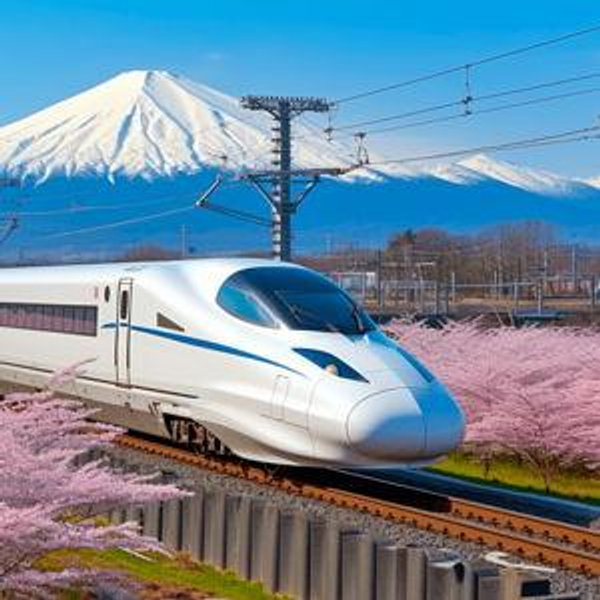 Bullet trains between cities