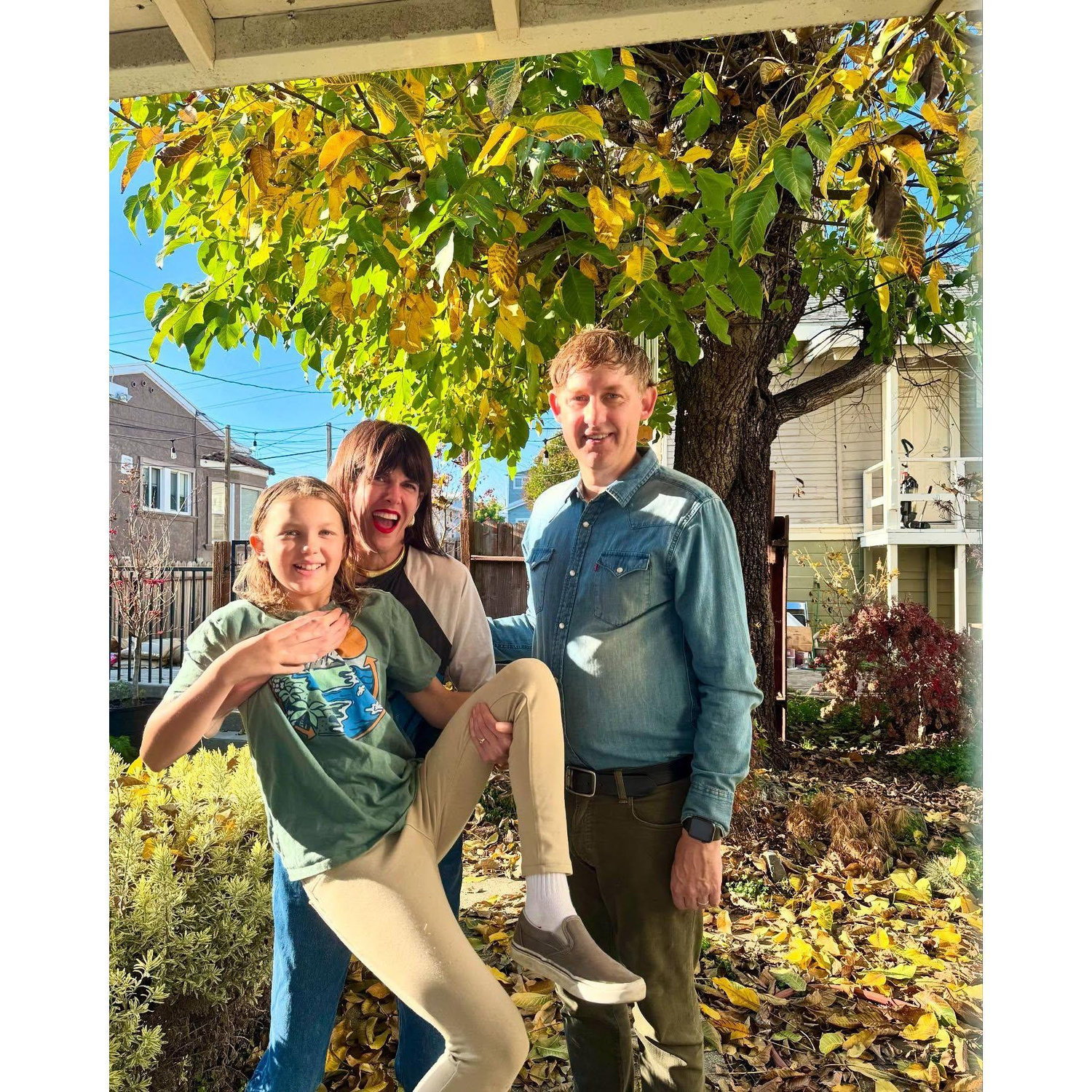 Taking family pics