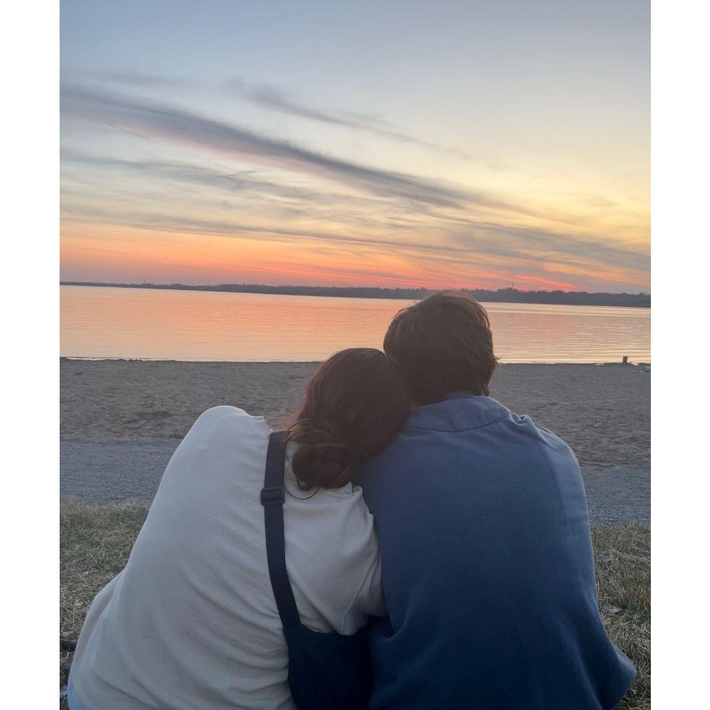 a little westboro beach moment with our first child, tessa