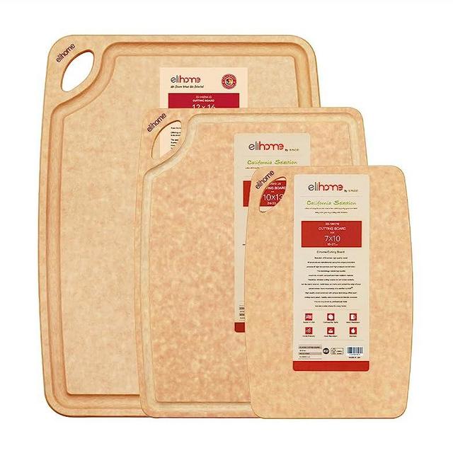 Elihome Classic Series 3-in-1 Cutting Board Set