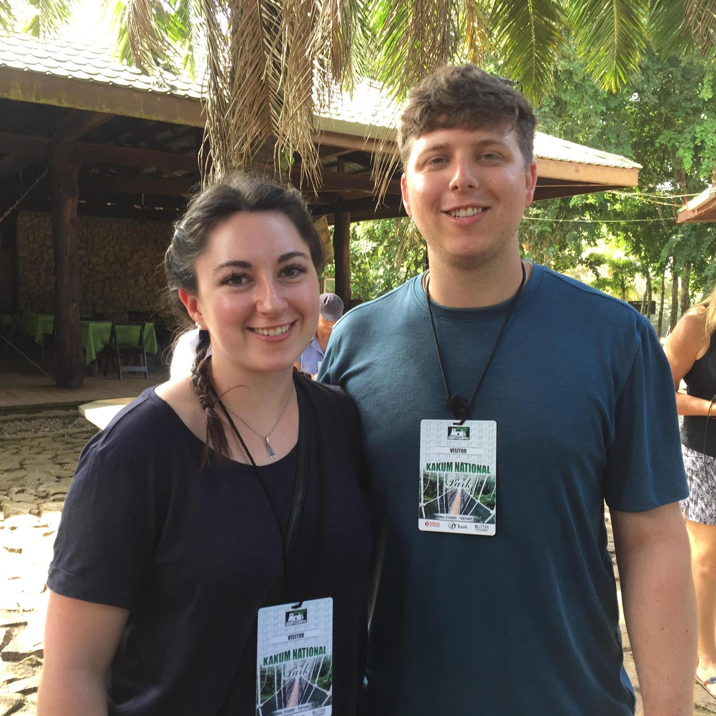 June 2019; Kakum Canopy Walk in Ghana, Africa