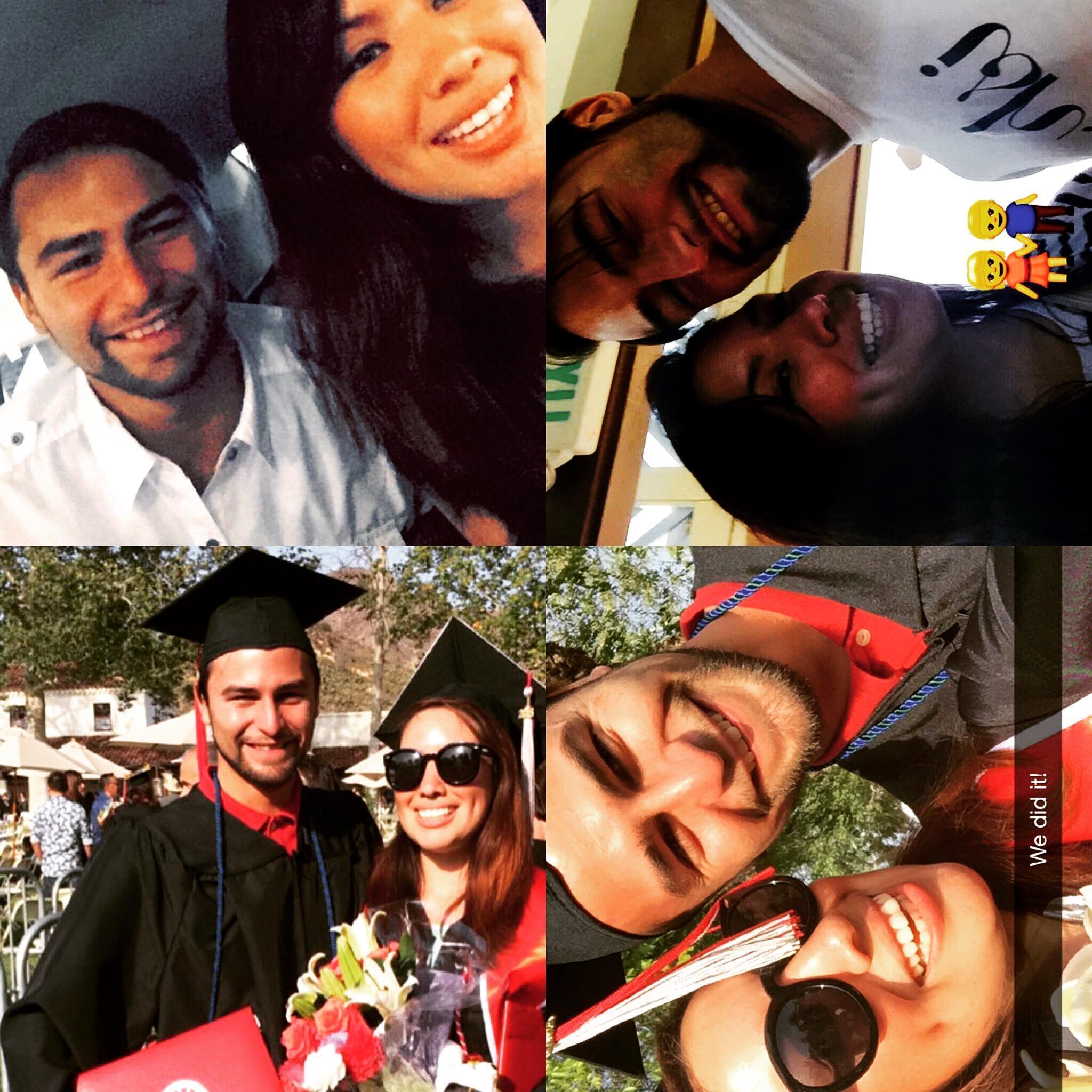 We graduated from California State Channel Islands in 2015. We got to cheer each other on while we walked across the stage!