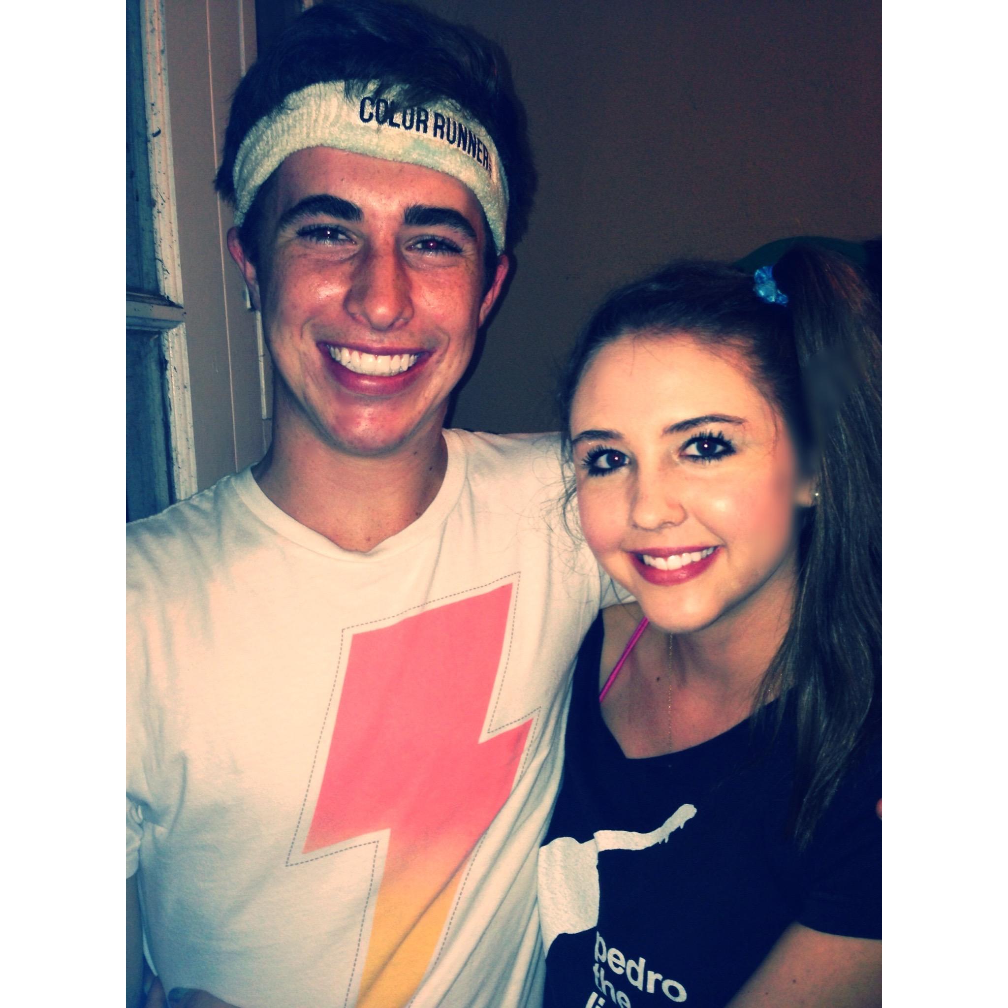 Our first picture ever taken together!
