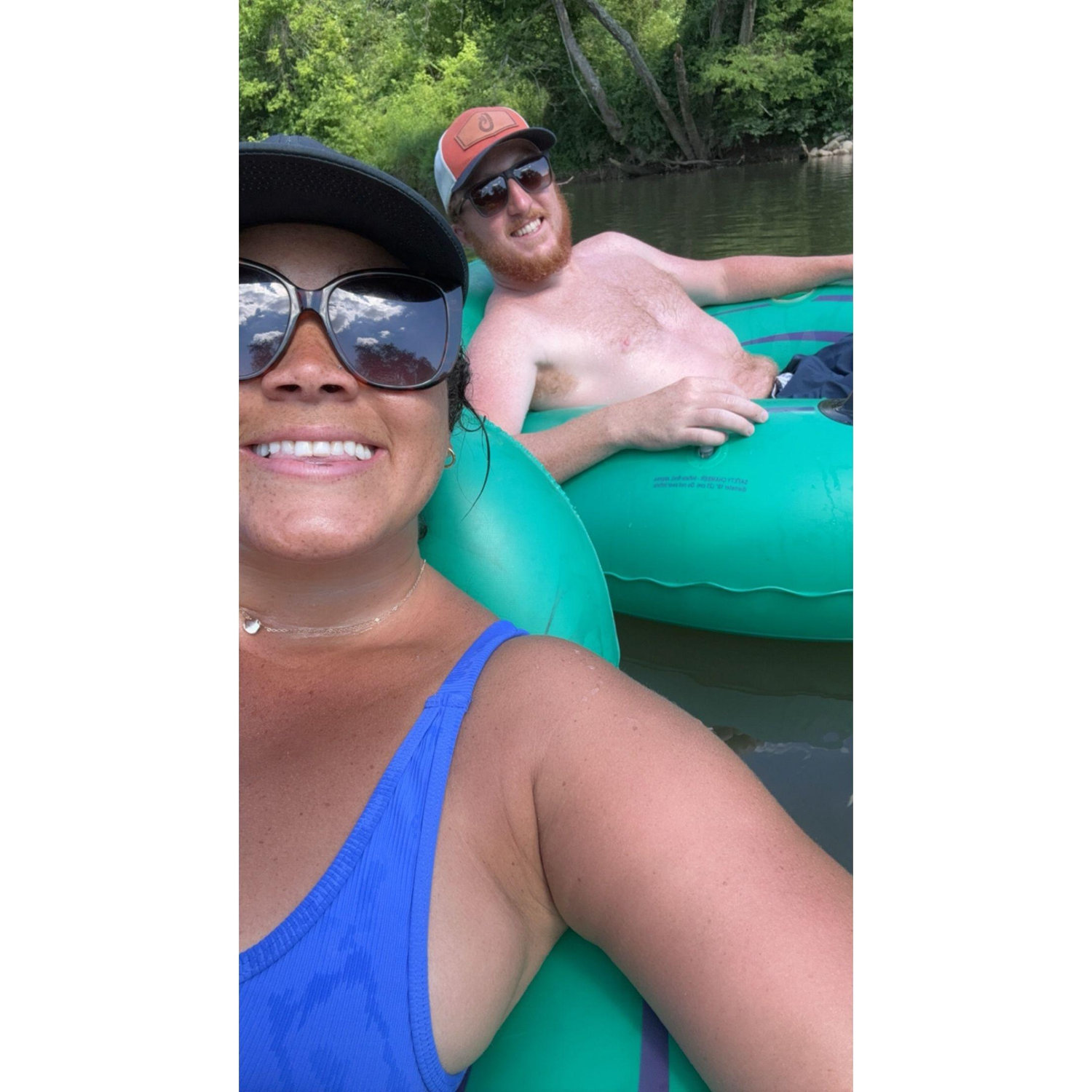 River tubing for Saige's birthday