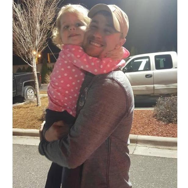 Saying our goodbyes after dinner with the family. Little Miss Hannah loves her "Sarah-Joe."