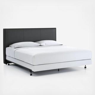 Flange Headboard Faux Leather