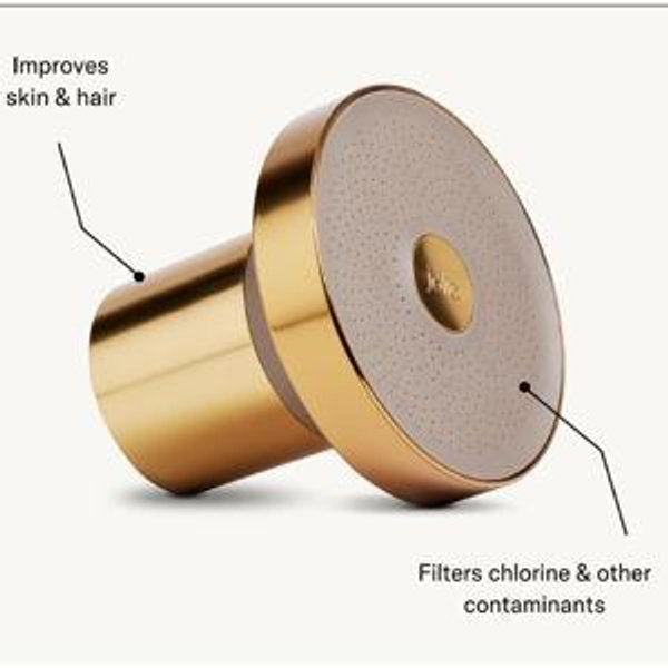 Jolie Filtered Showerhead - Brushed Gold