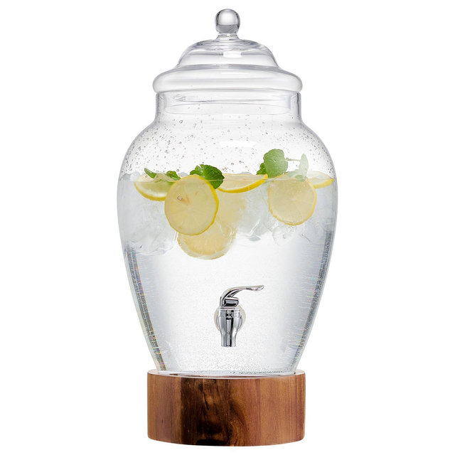 American Atelier Madera Glass Beverage Dispenser