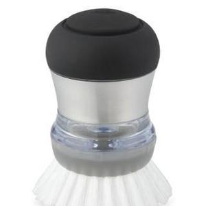 OXO Stainless-Steel Soap Dispensing Palm Brush