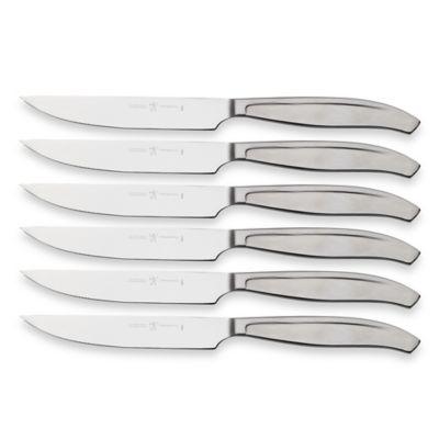 J.A. Henckels International 18/10 Stainless Steel 6-Piece Steak Knife Set