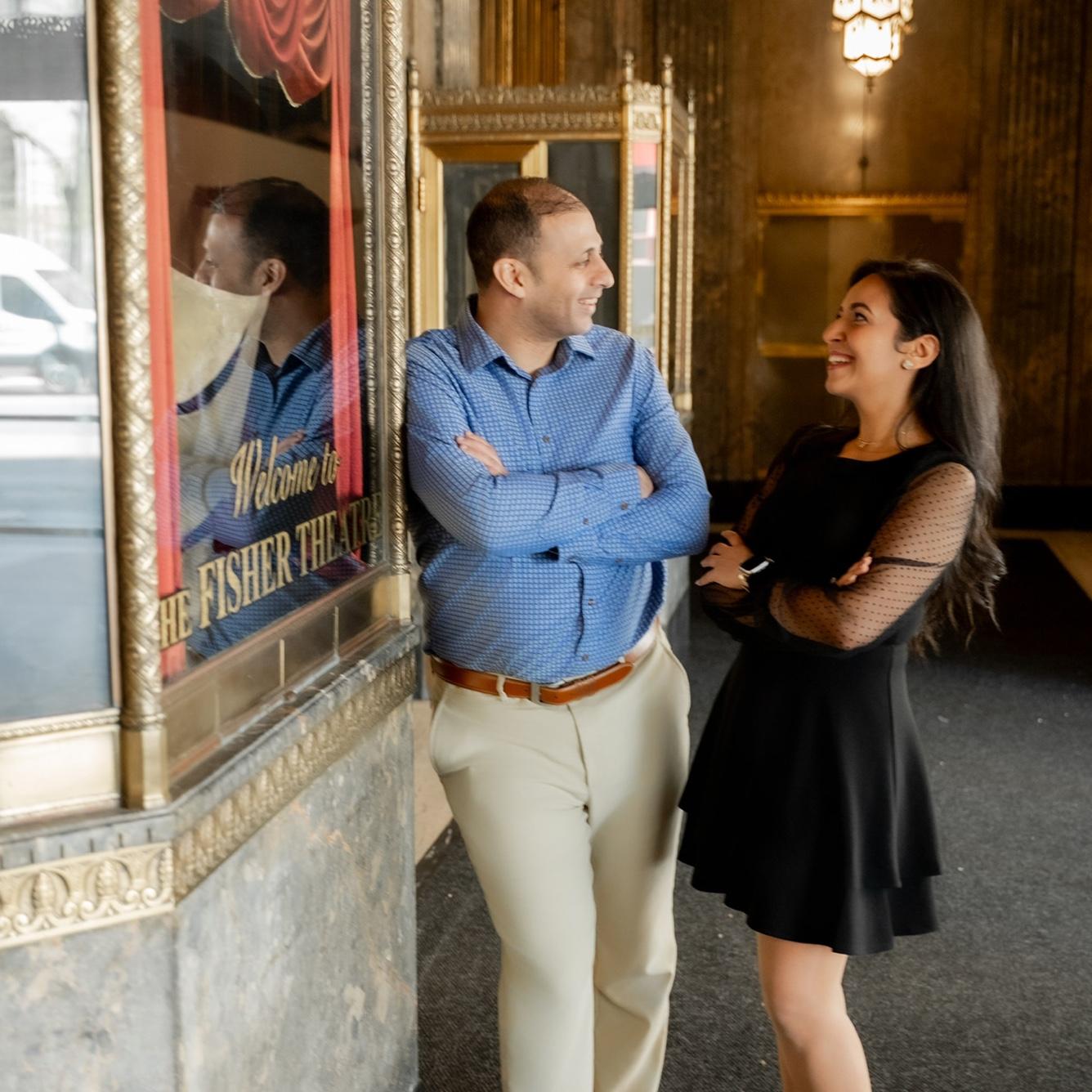 Love reflected in every glance!