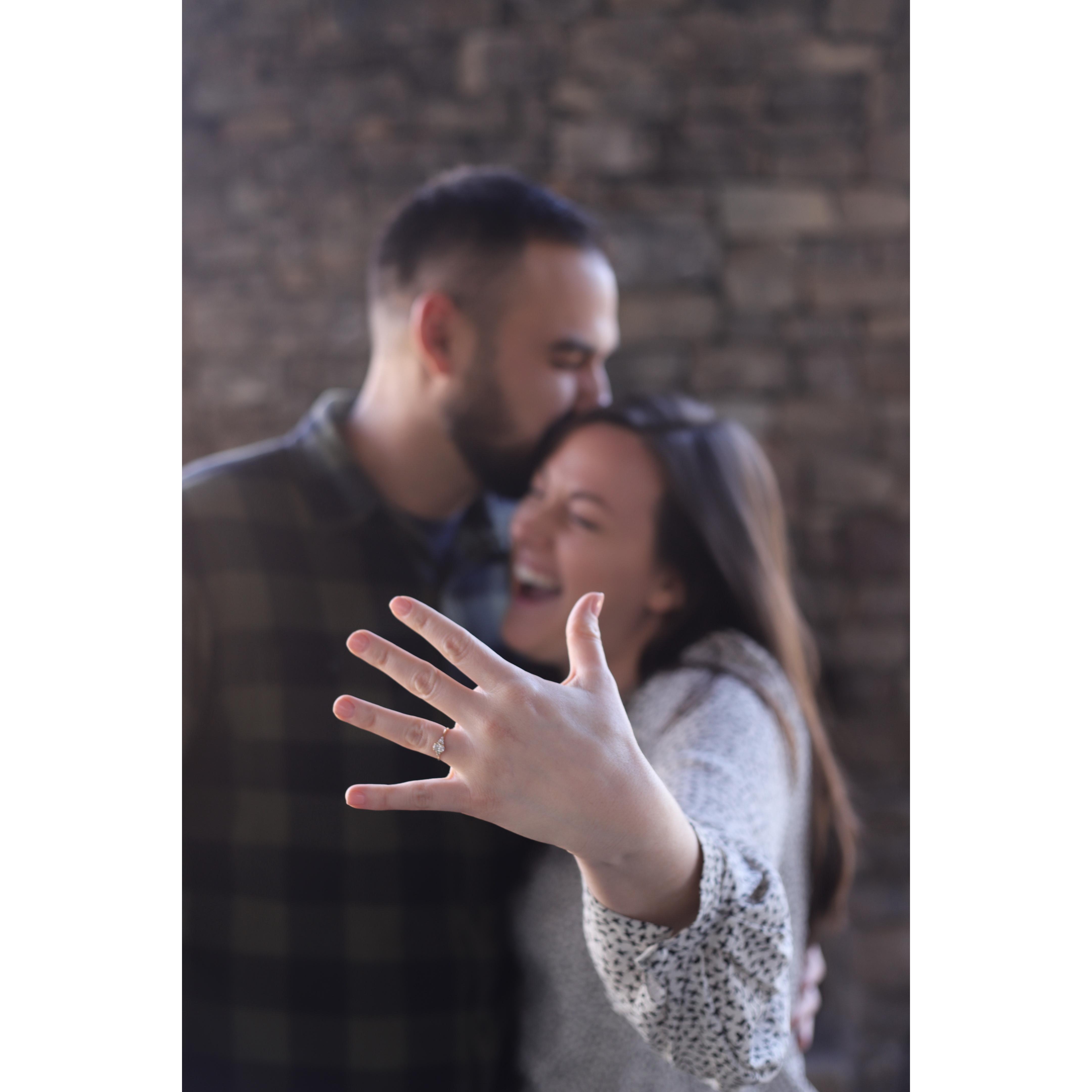 Taken the day after our engagement in the mountains.