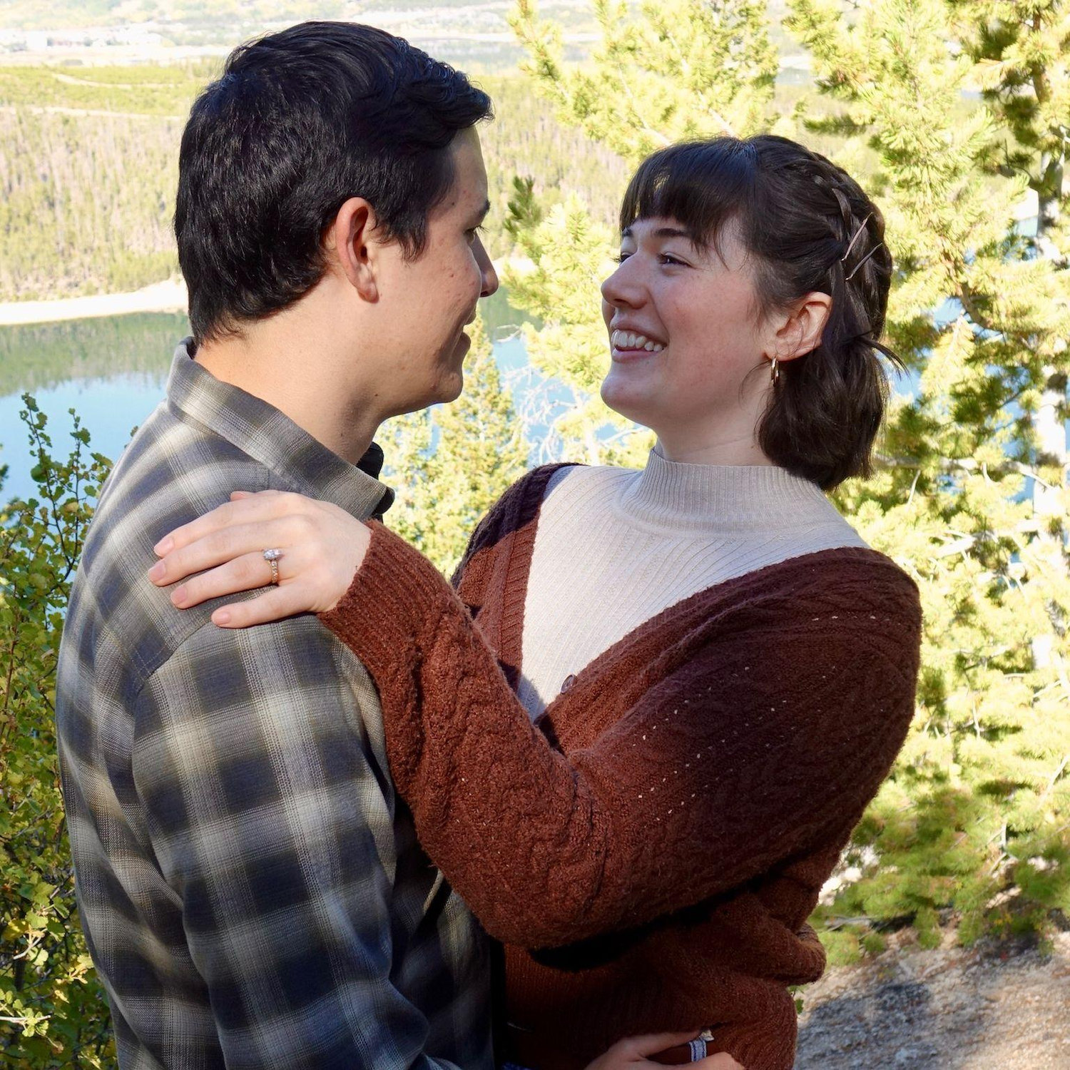 Engagement photos taken in Colorado by Eric's Mom and Dad, thank you, Bill and Liping!