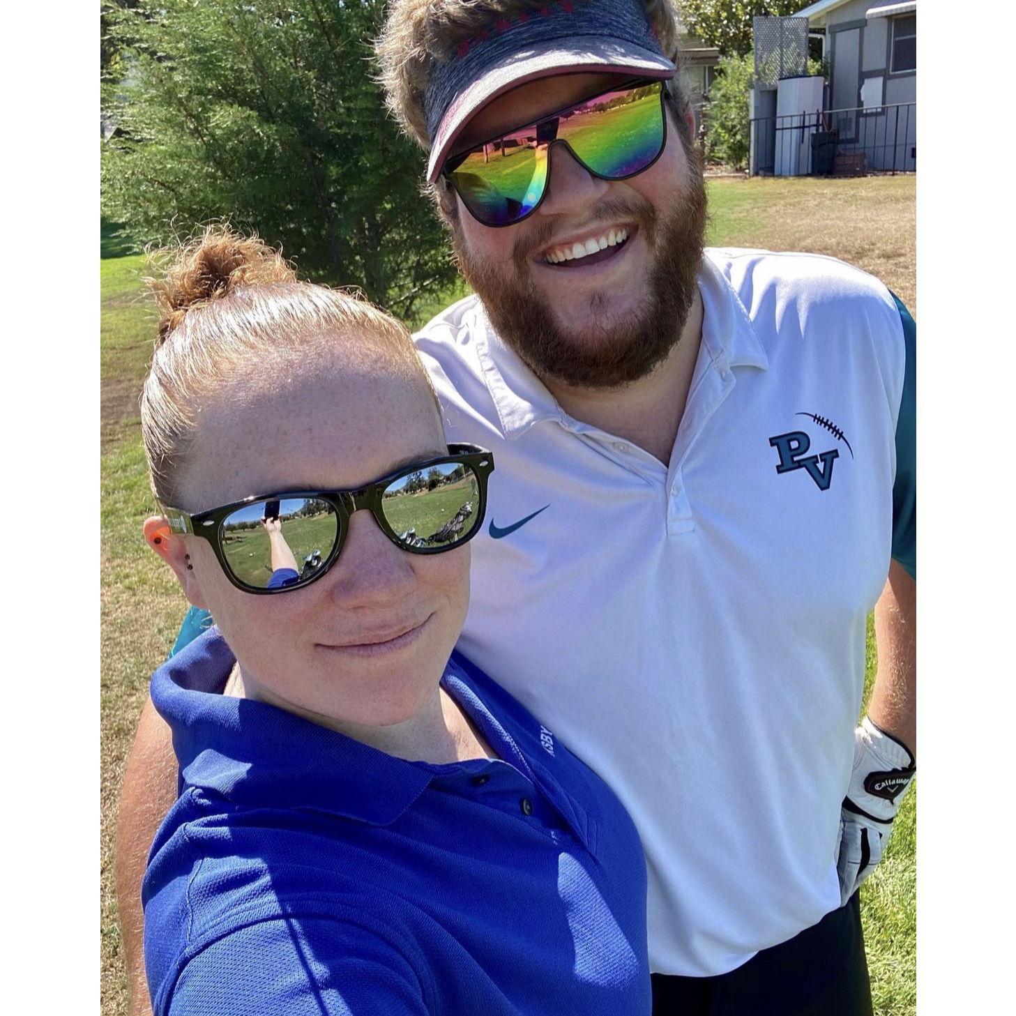 Golfing at Laguna Lake golf course!