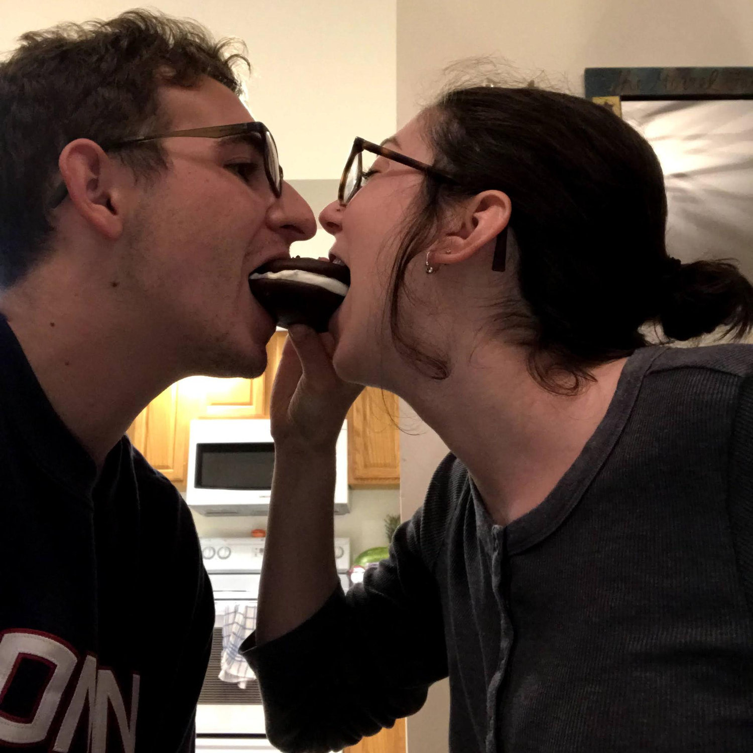 Only thing better than having a whoopie pie is sharing it with your future wife!