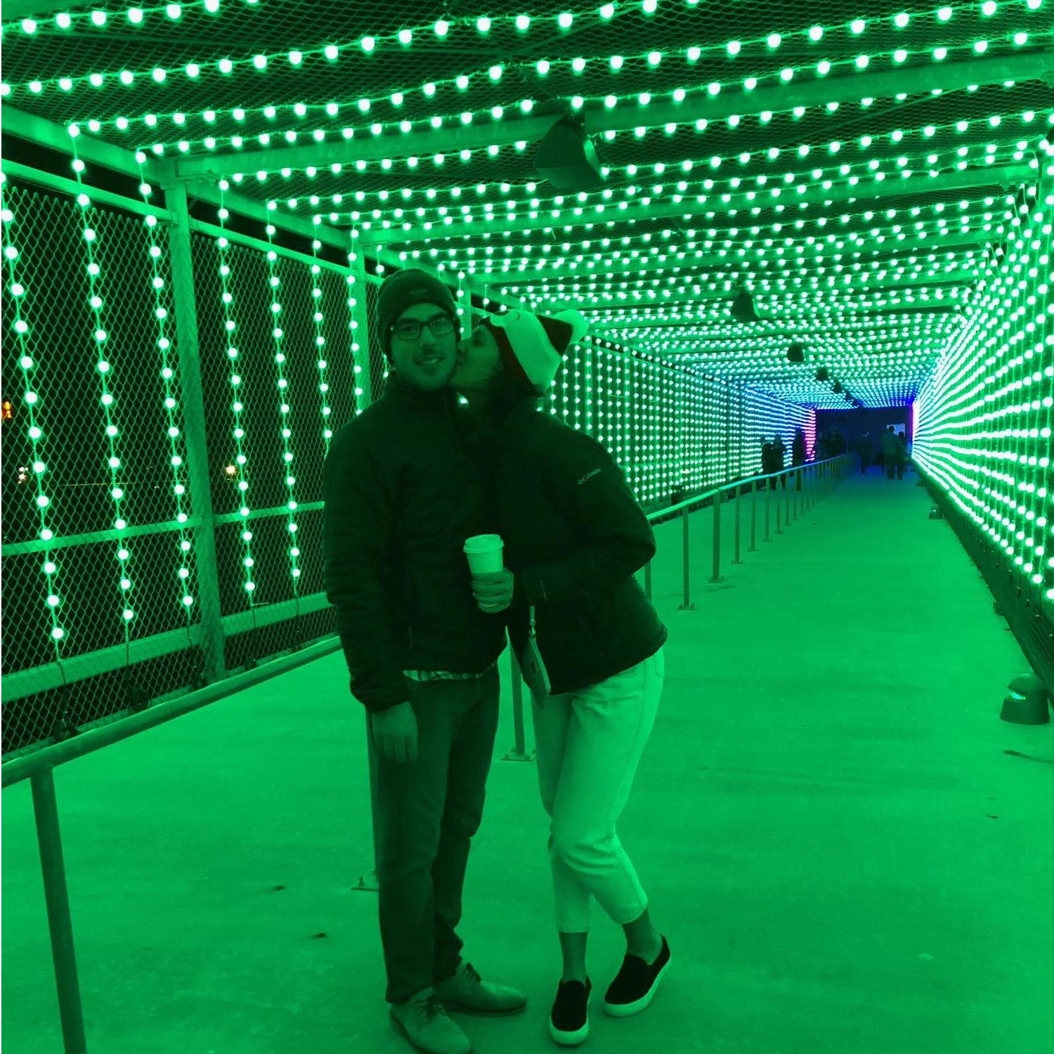 Christmas time always has a special place in our hearts, because that is when we met!
-Circuit of Americas, outside Austin, TX