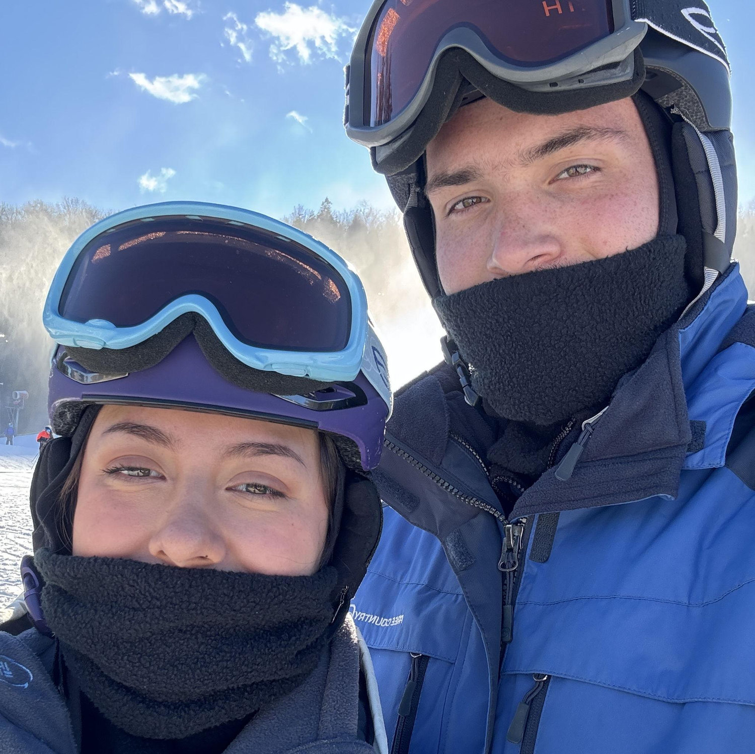 Paulina´s first time skiing. January 2024.