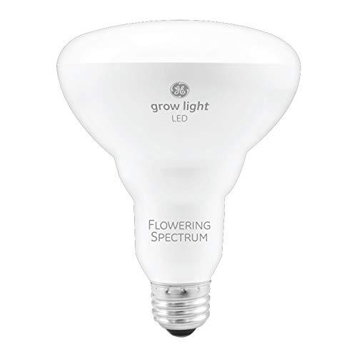 GE Lighting 93101231 Grow LED Light for Indoor Plants-BR30 Bulb 9W, Full, Red Reproductive Spectrum for Flowering and Fruiting, BR30