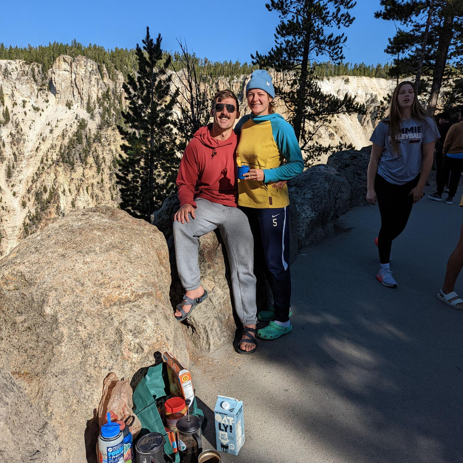 Breakfast in Yellowstone!