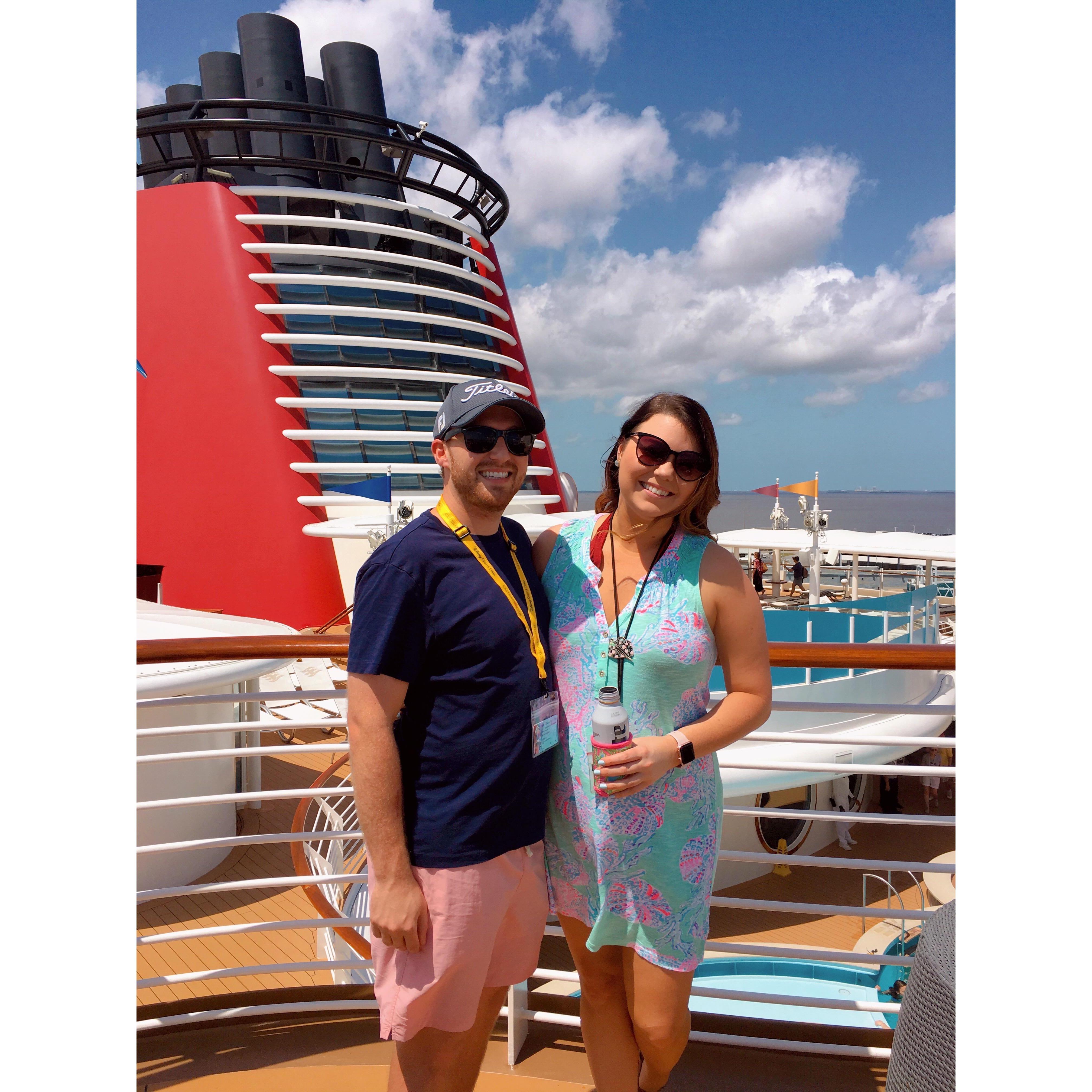 A Disney Cruise for Shaun's 28th birthday.