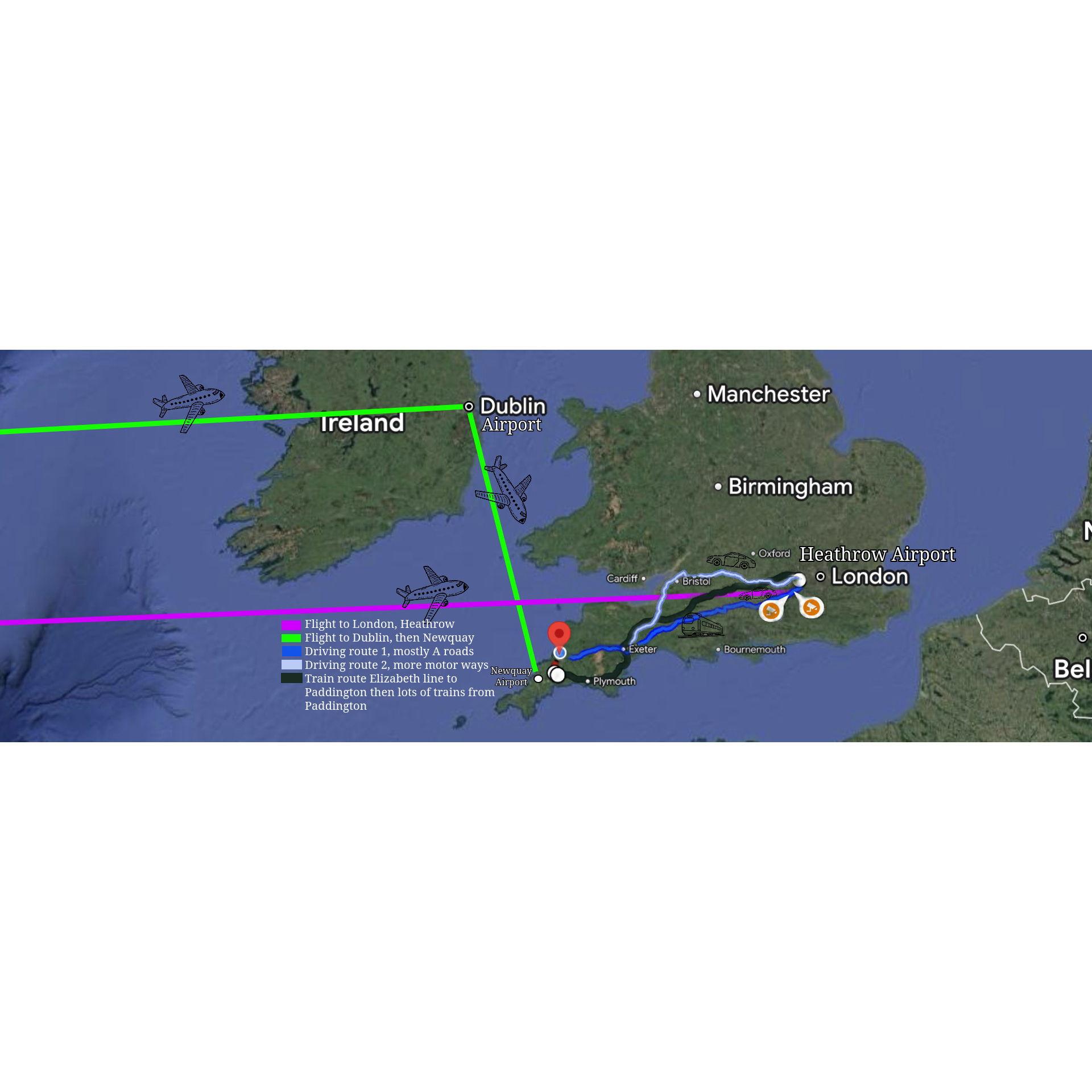 map for international travel routes