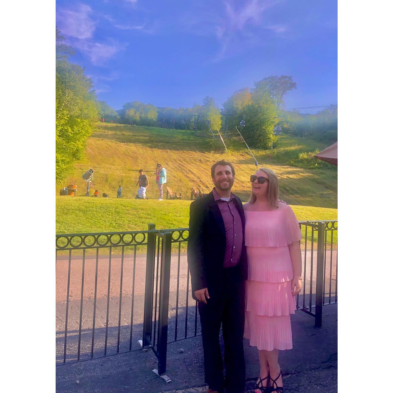 Kayla and Patrick's wedding at Loon Mountain!