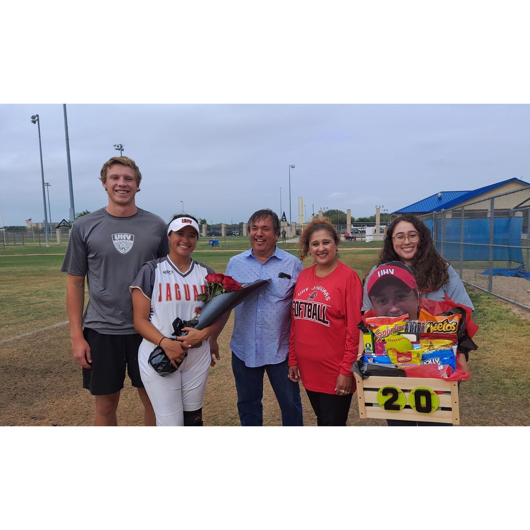 Ashley's Senior Day.
