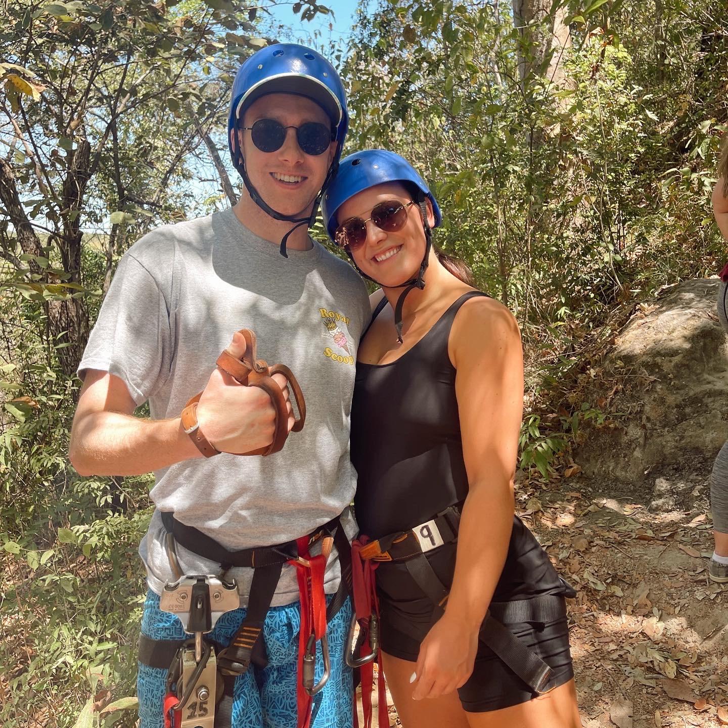 Zip-lining in Costa Rica!