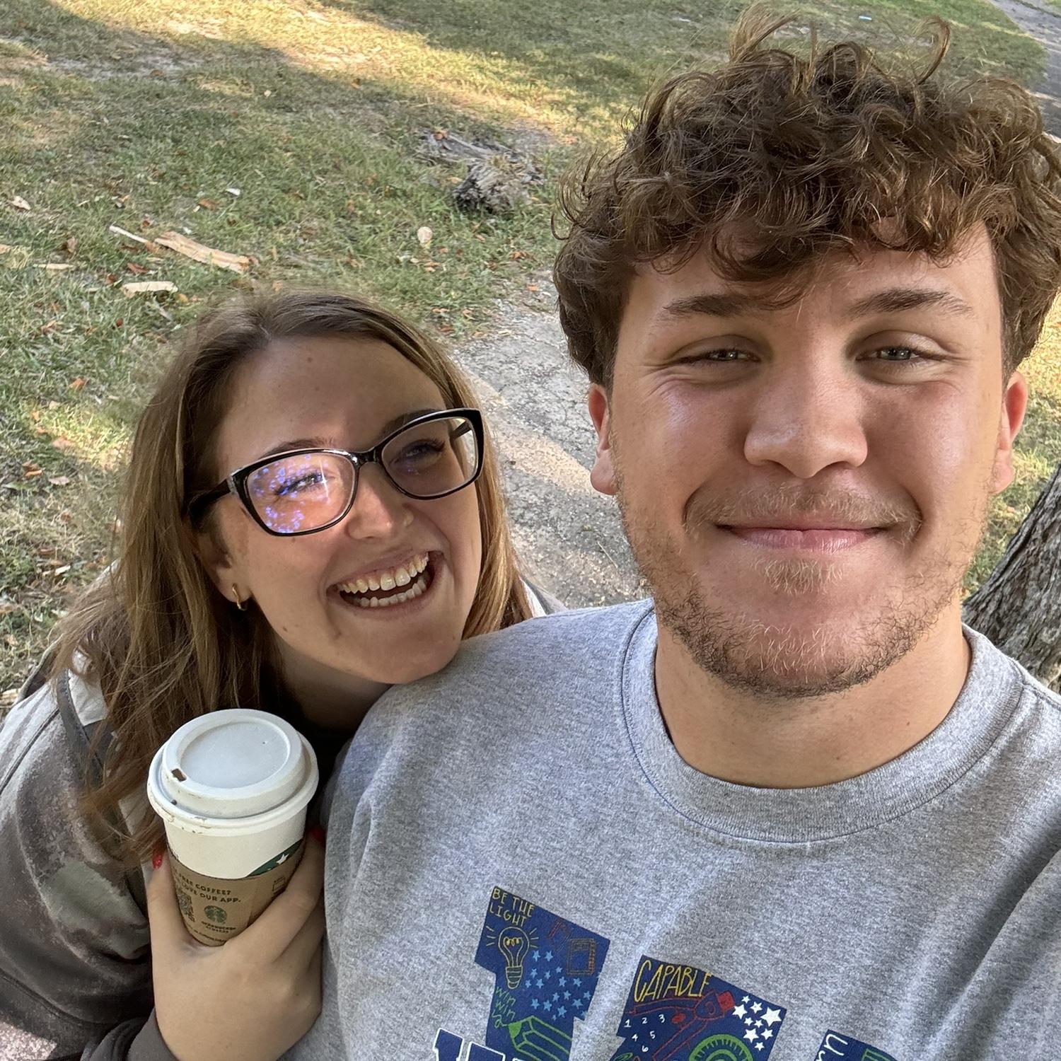 Coffee and disc golfing!