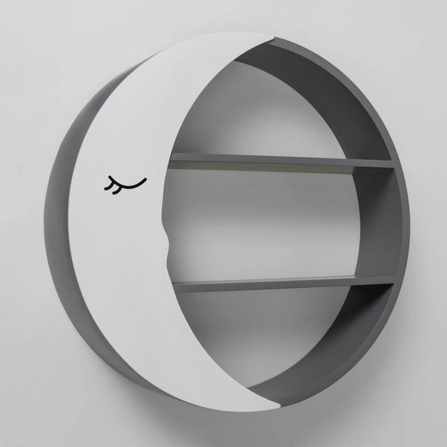 Decorative Wall Shelf - Cloud Island™ Moon Shelf