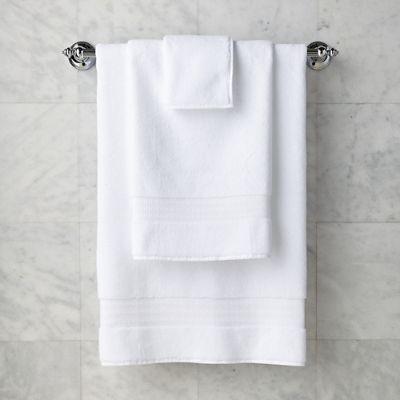 Resort Organic Hand Towels - White