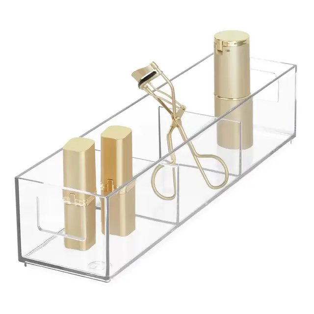 Squared Away™ Divided Catch-All Cosmetic Organizer