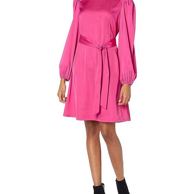 The Drop Women's @shopdandy Belted Silky Stretch Dress