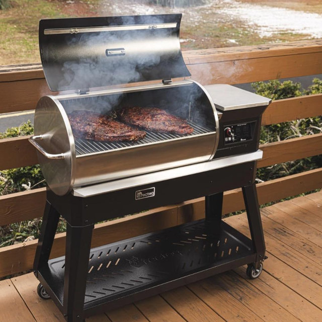 recteq Patio Legend 400 Pellet Smoker Grill with Cover Included