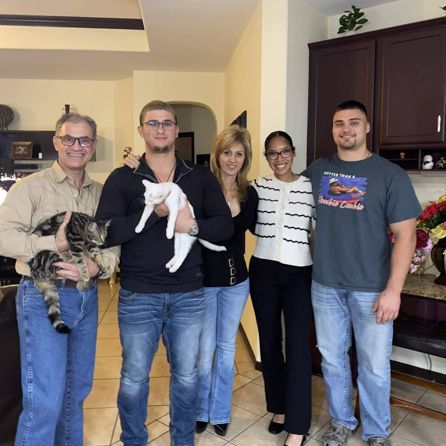 Bill and Olivia ringing in the new year of 2026 with Bills family!