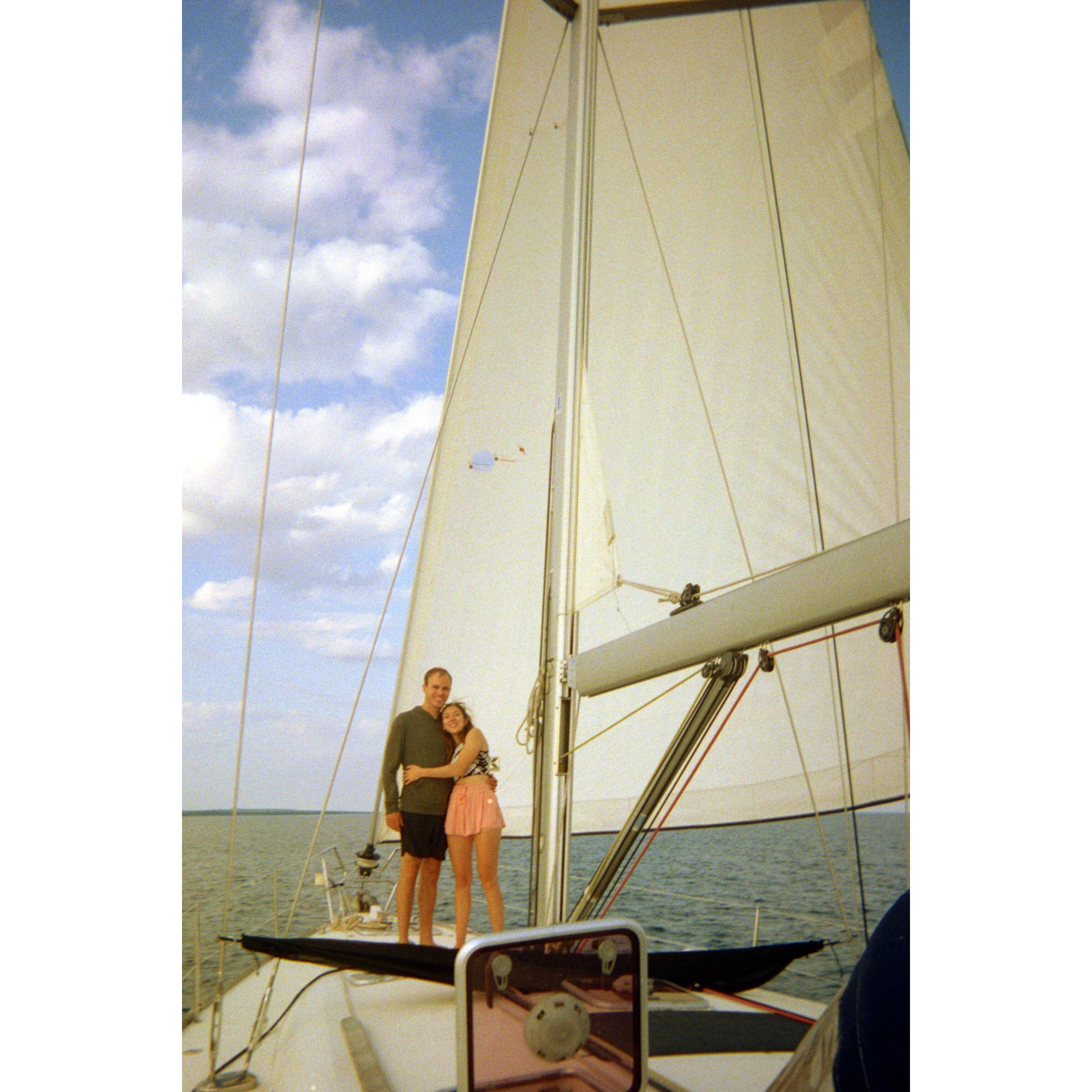 Sailing in the summer on Lake Superior!