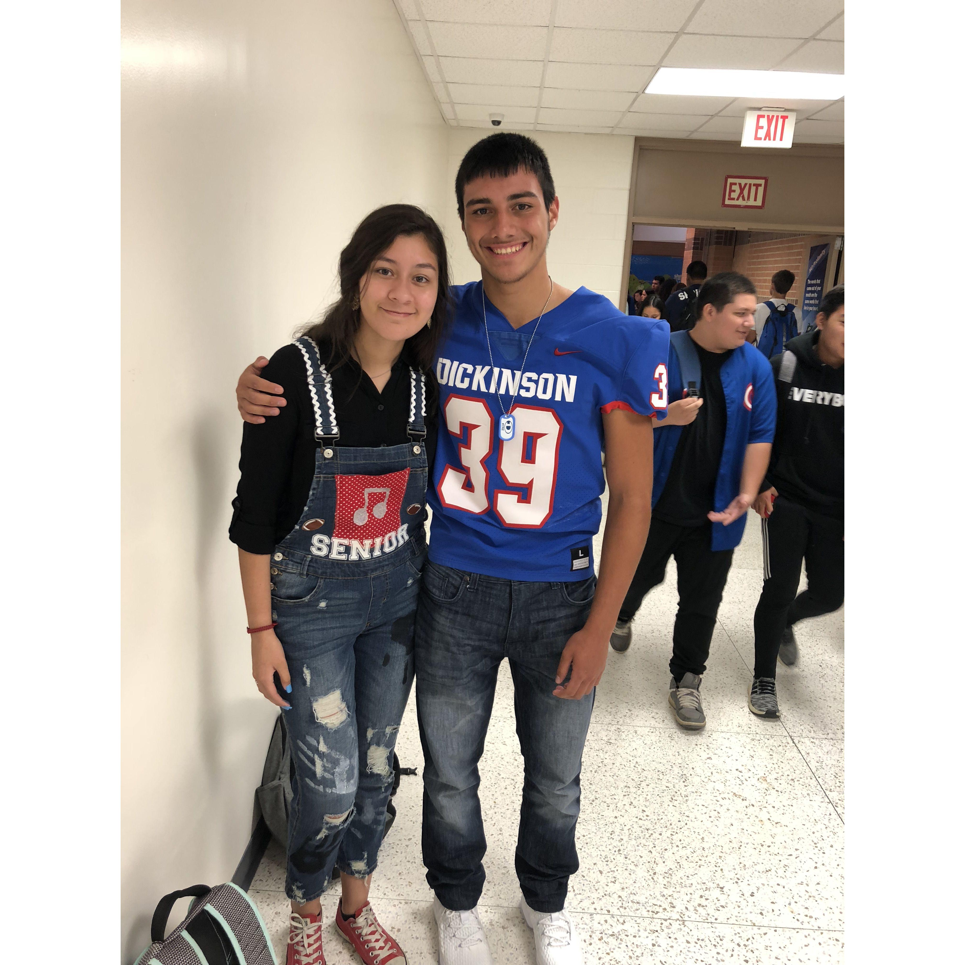 Senior Homecoming~ Our first couple picture together