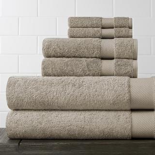 Plush 6-Piece Organic Bath Sheet Set