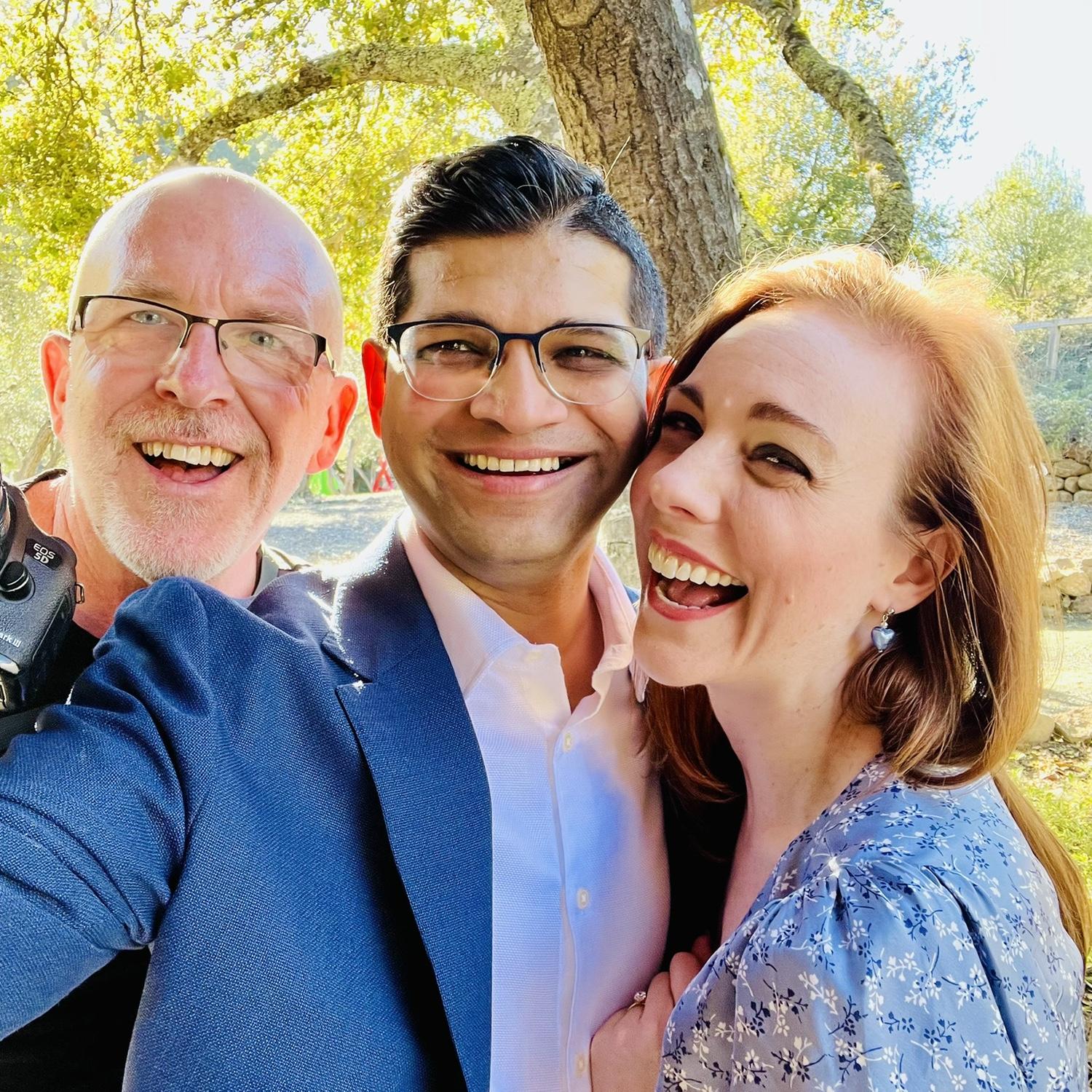 Our awesome photographer for the engagement. He said our love is reminded him of, “to plant a garden is to believe in tomorrow”. 2025