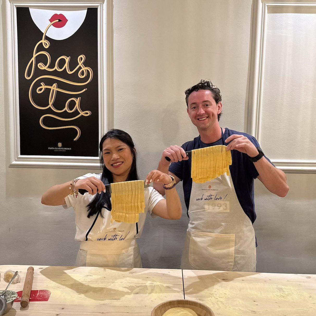 Pasta making class in Florence