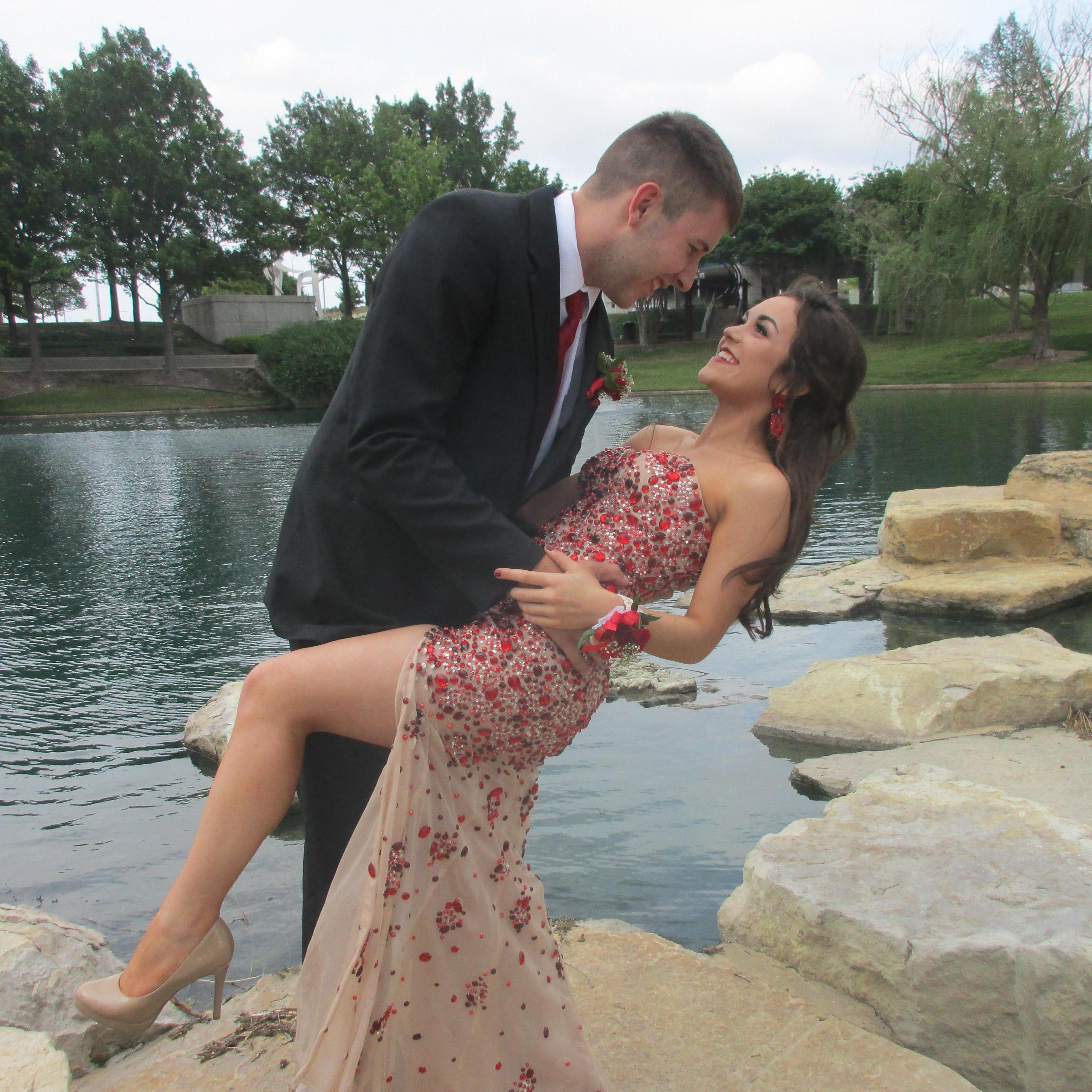 Our senior Prom in 2016. Can you guess who the better dancer was?