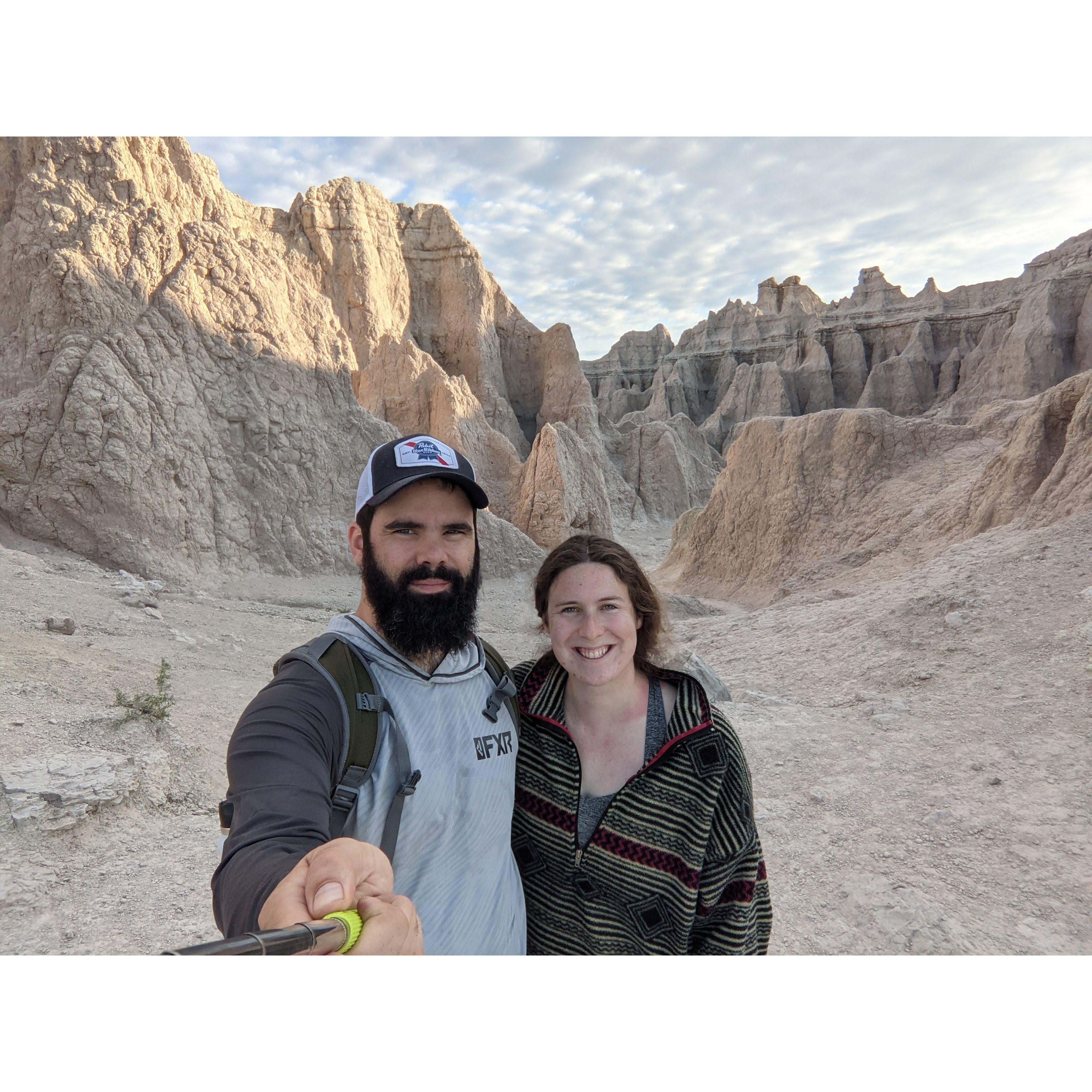 Hiking in the Badlands