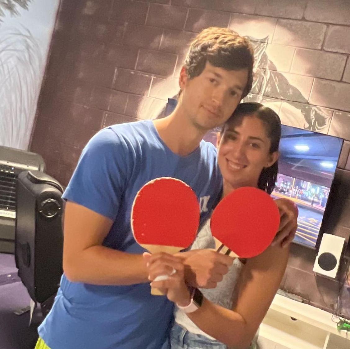 Corey's grandma celebrated her birthday in Kissimee, FL with all the grandkids. Cor and Camila found the game room!
